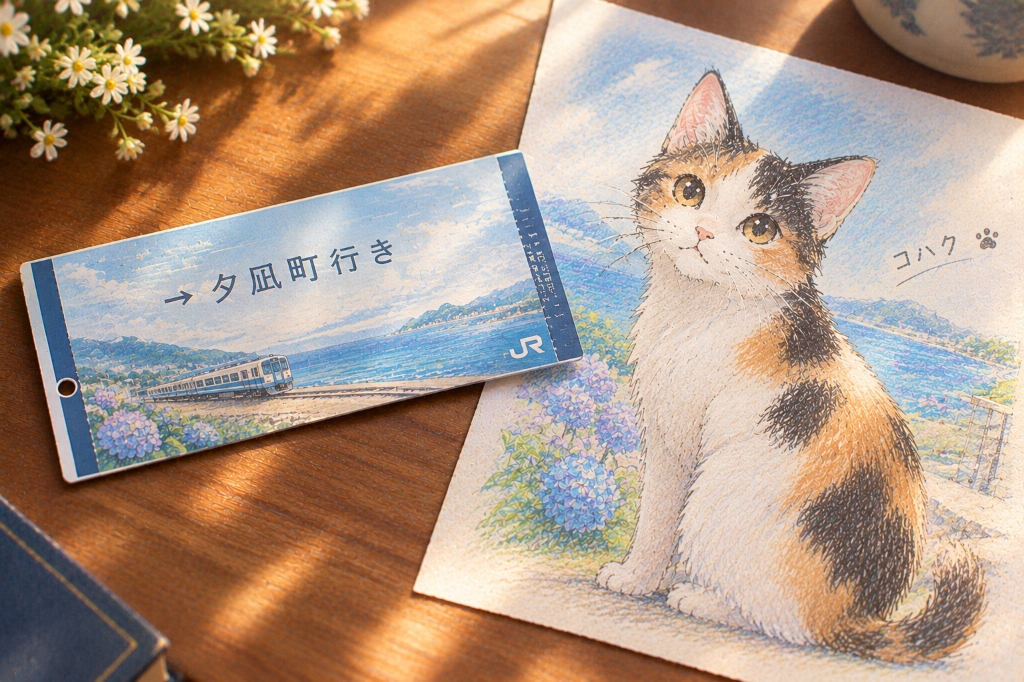 17歳のレイが描いたコハクと、新しい夕凪町行きの切符
